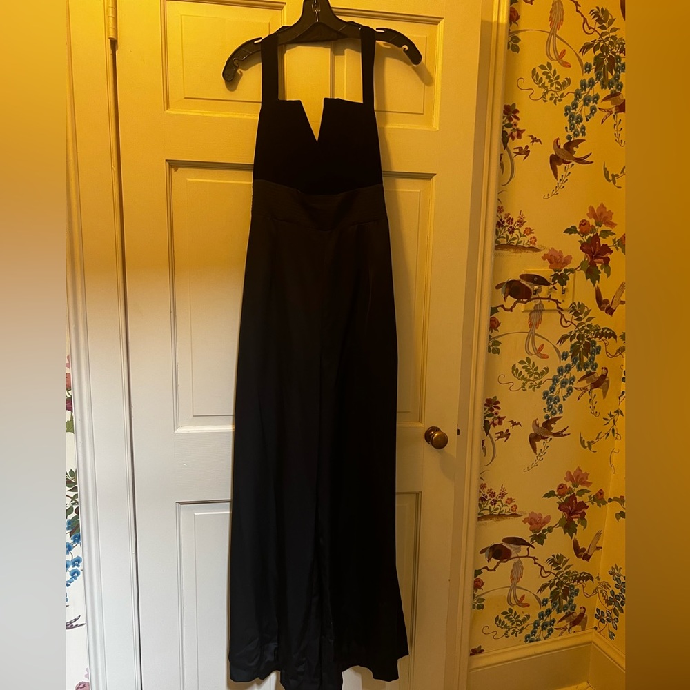 Jill Stuart Jumpsuit Size 10, Satin and Velvet and in Excellent cond.
